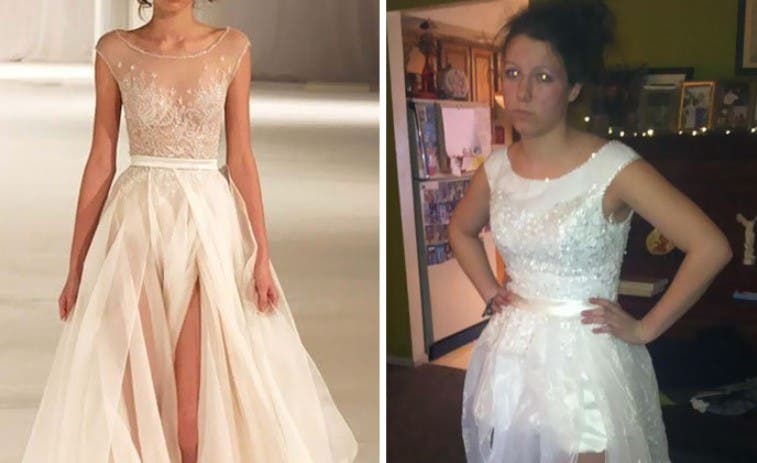 Photos that prove buying your prom dress online is the wrong choice